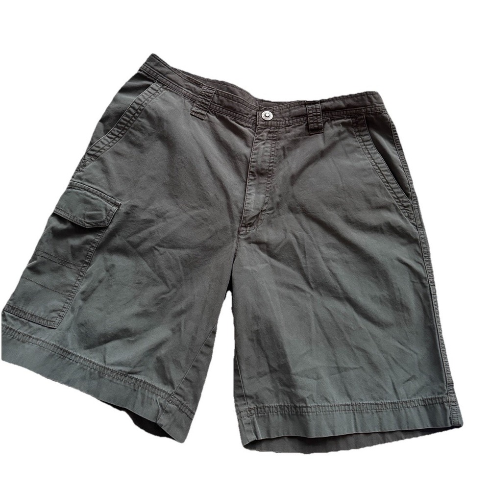 Columbia‎ Mens Gray Rugged Outdoor Cargo Shorts Size 34 Hiking Lightweight